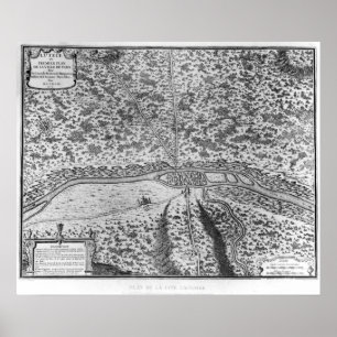 Lutetia or the first plan of Paris Poster