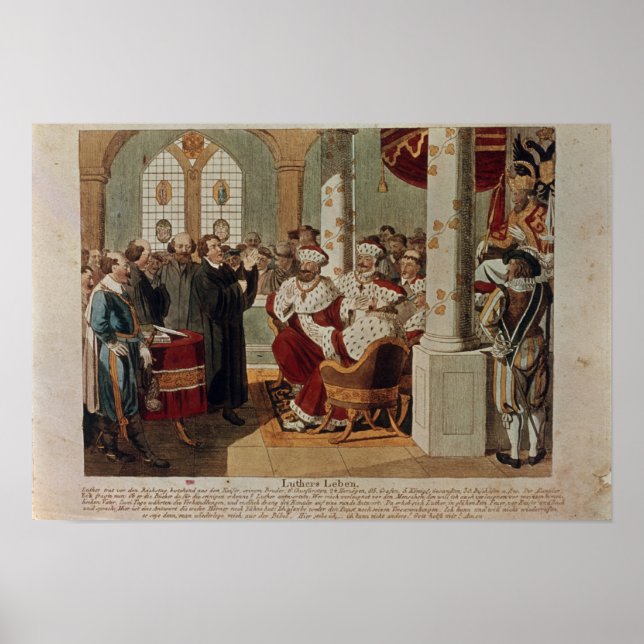 Luther at the Diet of Worms Poster (Front)