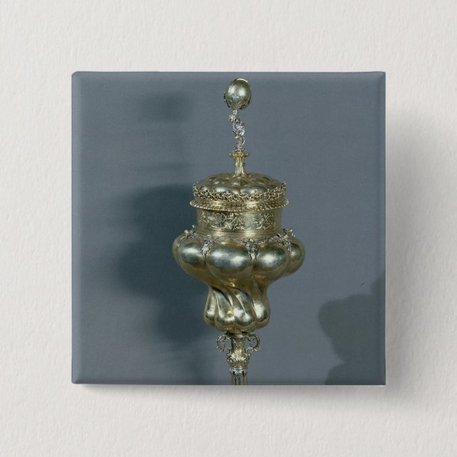 Luther Chalice, 15 Cm Square Badge (Front)