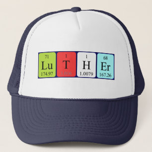 Luther periodic table name hat