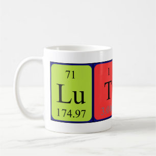 Luther periodic table name mug