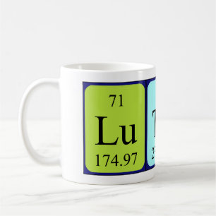 Luther periodic table name mug