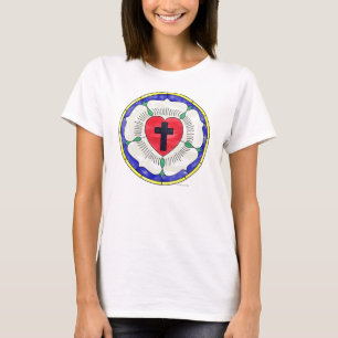 Luther Rose Stained Glass Window T-Shirt