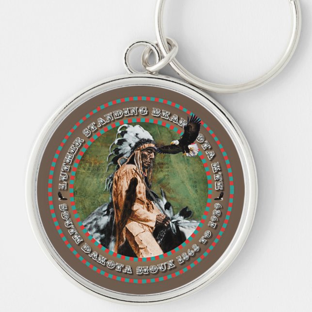 Luther Standing Bear Key Ring (Front)