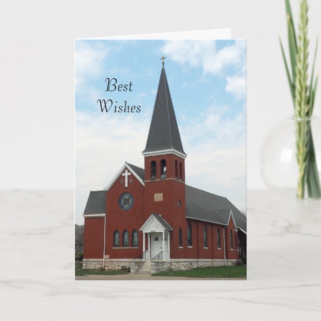 Lutheran Church Confirmation Card (Front)