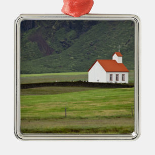 Lutheran Church, Iceland Metal Ornament