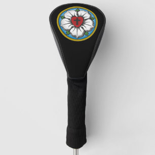 Lutheran Rose Golf Head Cover