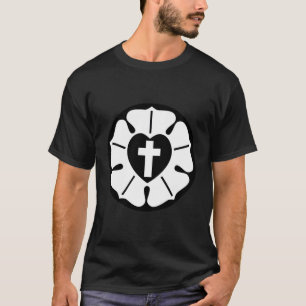 Lutheran Rose Lutheran Cross T-Shirt