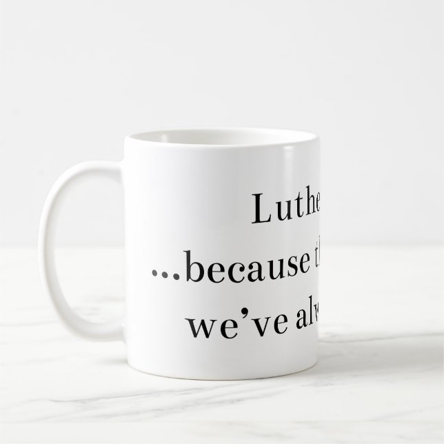 Lutheranism Mug (Left)