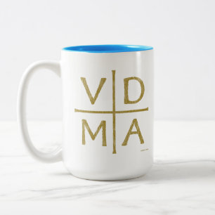 Luther's Reformation Cross Two-Tone Coffee Mug