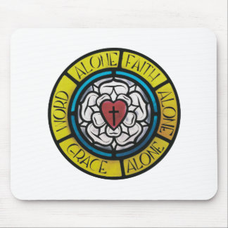 Luther's Rose Mousepad