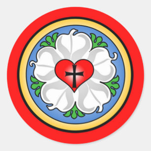 Luther's Rose Sticker
