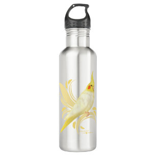 Lutino Cockatiel 710 Ml Water Bottle