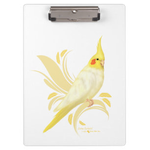 Lutino Cockatiel Clipboard