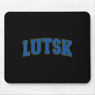 Lutsk Ukraine Lovers Patriotic Proud Ukrainian Lut Mouse Pad