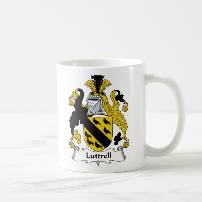 Luttrell Family Crest Coffee Mug (Right)