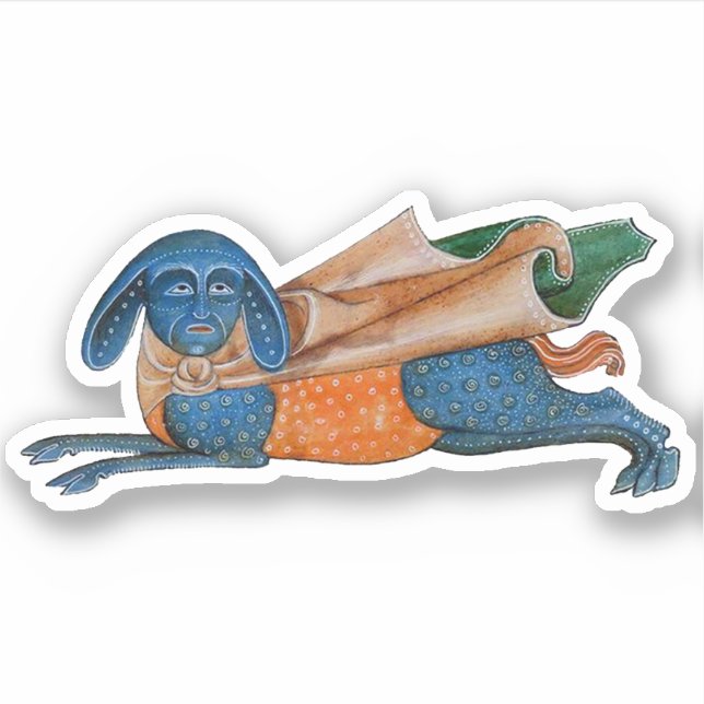 Luttrell Psalter Vinyl Sticker (Front)