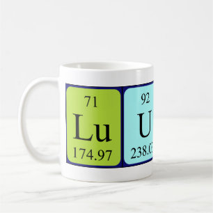 Luukas periodic table name mug