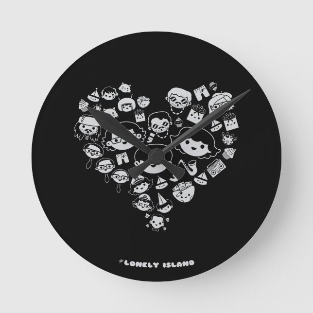 Luv 2 round clock (Front)