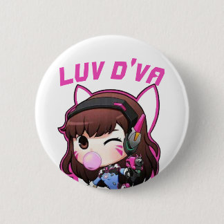 Luv D'Va 6 Cm Round Badge