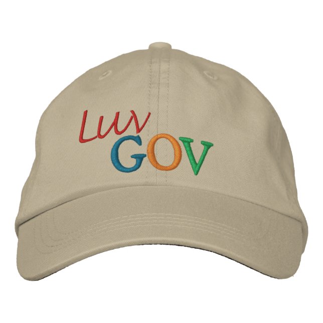 Luv Gov Embroidered Hat (Front)
