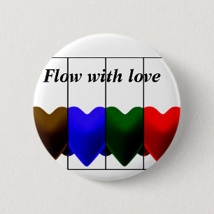Luv is_ 6 cm round badge