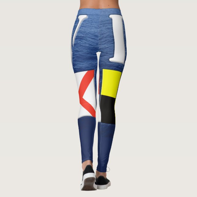 LUV MARINE STYLE LEGGINGS (Back)