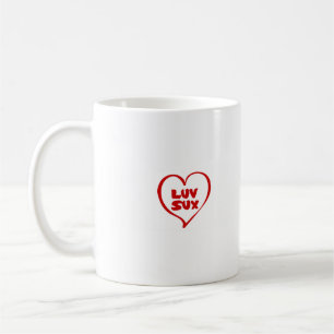 Luv sux coffee mug