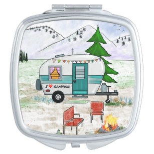 Luv to Camp Compact Mirror