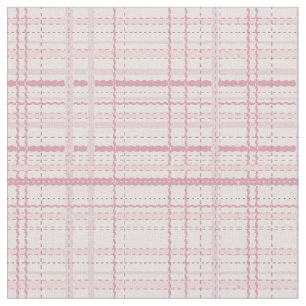 Luv to Quilt (pink plaid) - Cotton (56") Fabric