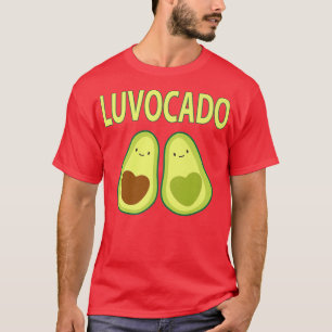 Luvocado Avocado Love Funny Couple Valentines Day T-Shirt