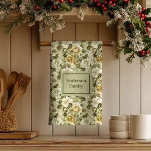 Lux Botanical Touch Personalized Greenery Towel 