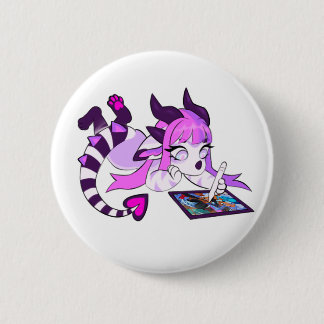 Lux drawin 6 cm round badge