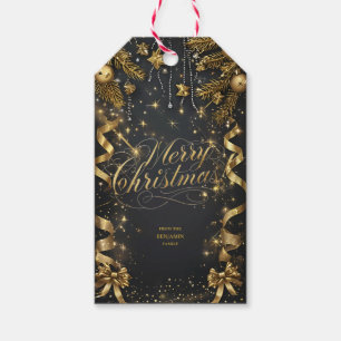 Lux Golden Midnight Christmas Tag