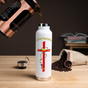 Lux in Tenebris - Rosary Cuz Corona 02 Water Bottle