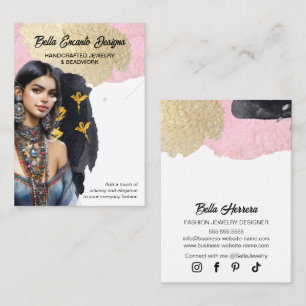 Lux Jewellery and Earring Display Card