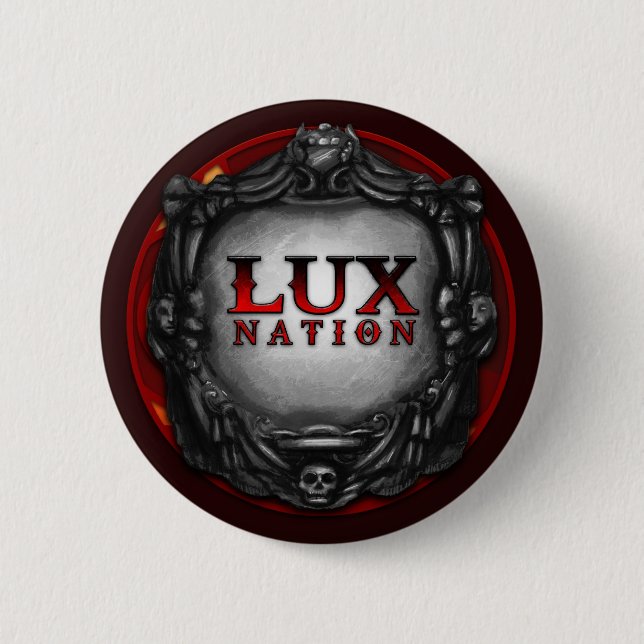 Lux Nation 6 Cm Round Badge (Front)