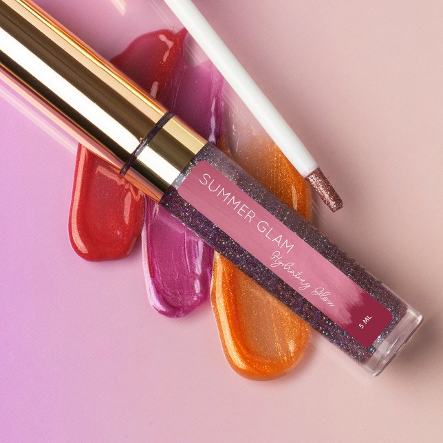 Lux Stroke Lip Gloss Cosmetic Maroon Label (Creator Uploaded)