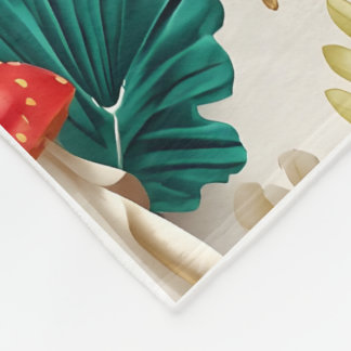 Luxe 3D Peacock Garden blanket