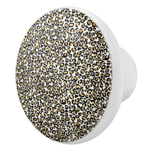 LUXE ANIMAL PRINT CUSTOM CERAMIC KNOB