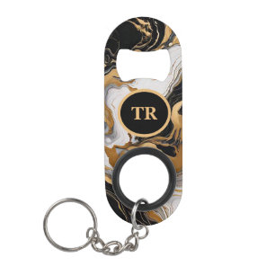 Luxe Black and Gold Marble