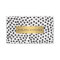 Luxe Black Confetti Dots II with Gold Bar