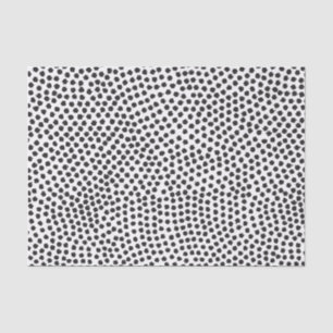 Luxe Black Confetti Dots Tissue Paper