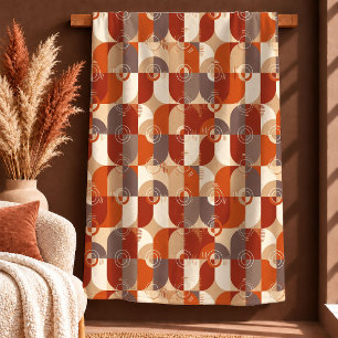 Luxe Boho Rainbows Terracotta Copper Blanket Gift