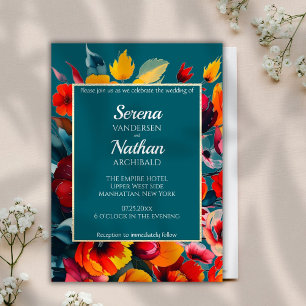 Luxe Bouquet Wedding Invitation