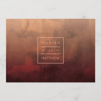 Luxe Burgundy and Blush Save The Date