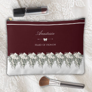 Luxe Burgundy Fall Maid of Honour Accessories Bag