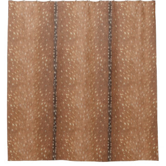 Luxe Deer Hide Shower Curtain
