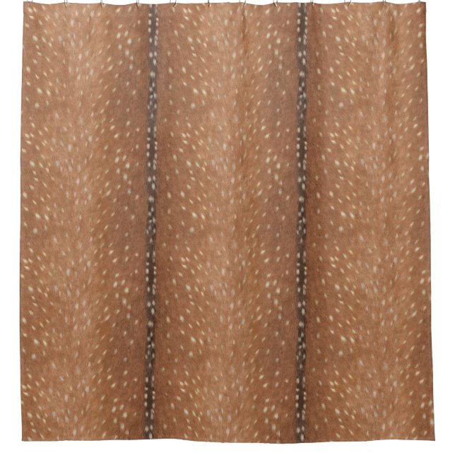 Luxe Deer Hide Shower Curtain (Front)