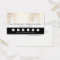 Luxe Faux Gold Confetti Rain Pattern Loyalty Card